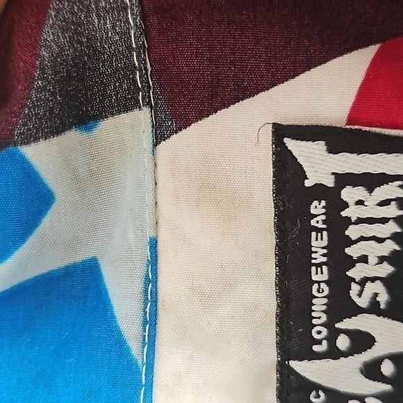 Steve & Barry's Patriotic Eagle Motorcycle Short Sleeve Button-Down Shirt. - Picture 6 of 6